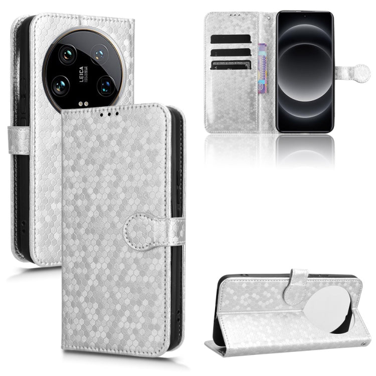 Custodia per telefono in pelle con trama a nido d'ape, For Xiaomi 14 Ultra, For Xiaomi Redmi 13C / Poco C65, For Xiaomi 14 Pro, For Xiaomi Redmi Note 13 Pro+ 5G