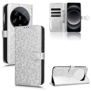 Custodia per telefono in pelle con trama a nido d'ape, For Xiaomi 14 Ultra, For Xiaomi Redmi 13C / Poco C65, For Xiaomi 14 Pro, For Xiaomi Redmi Note 13 Pro+ 5G