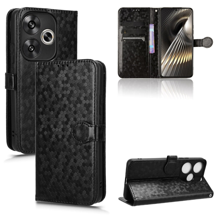 Custodia per telefono in pelle con trama a nido d'ape, For Xiaomi Poco F6 /Redmi Turbo 3, For Xiaomi Civi 4 Pro, For Xiaomi Poco M6 Pro 4G, For Xiaomi Redmi A3