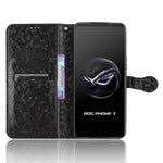 Custodia per telefono in pelle con trama a nido d'ape, For Asus ROG Phone 7