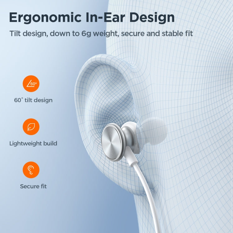 Auricolare in-ear JOYROOM JR-EW03 con cavo 3,5 mm