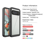 RedPepper Custodia protettiva antiurto IP68 impermeabile per PC + TPU, For Google Pixel 9 Pro XL, For Google Pixel 9 Pro, For Google Pixel 9, For Google Pixel 7a