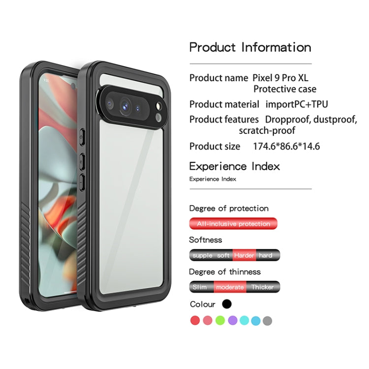 RedPepper Custodia protettiva antiurto IP68 impermeabile per PC + TPU, For Google Pixel 9 Pro XL, For Google Pixel 9 Pro, For Google Pixel 9, For Google Pixel 7a