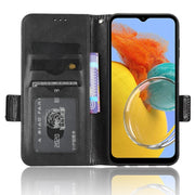 Custodia portafoglio in pelle con cavalletto per Samsung Galaxy M