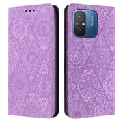 Custodia per telefono in pelle ad adsorbimento goffrata etnica, For Xiaomi Redmi 12C, For Xiaomi Redmi A1+, For Xiaomi 12T / 12T Pro, For Xiaomi Redmi A1