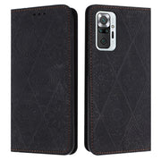 Custodia per telefono in pelle ad adsorbimento goffrata etnica, For Redmi Note 10 Pro, For Redmi Note 10 4G, For Xiaomi Redmi 9T, For Xiaomi Redmi 9A