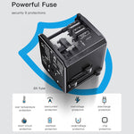 Adattatore da viaggio Yesido MC-10 3 porte USB + Type-C