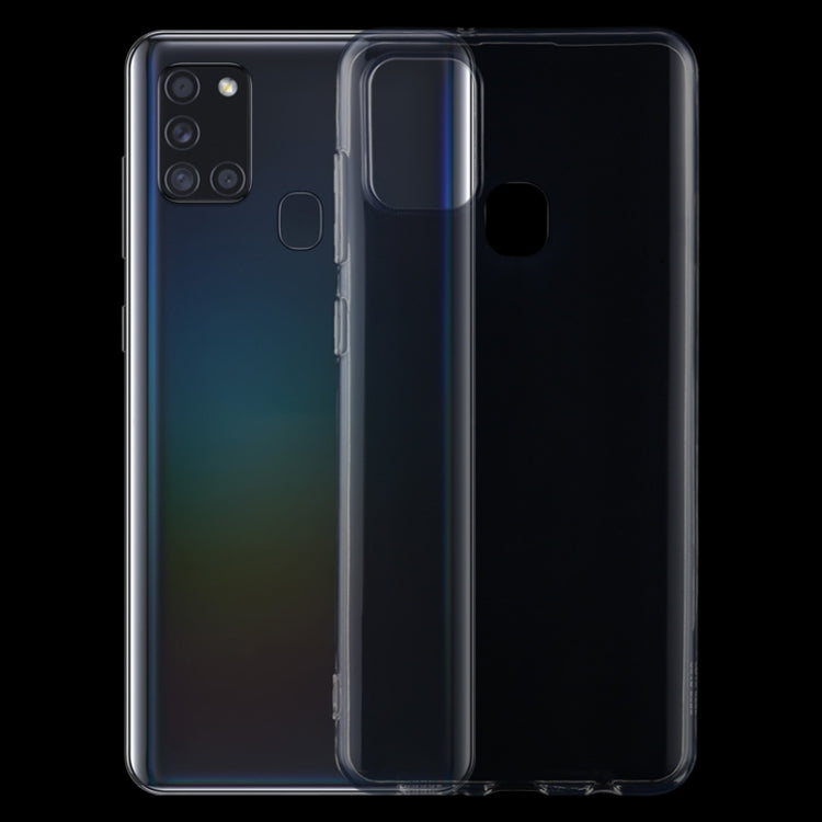 Custodia morbida in TPU trasparente 0,75 mm per smartphone compat