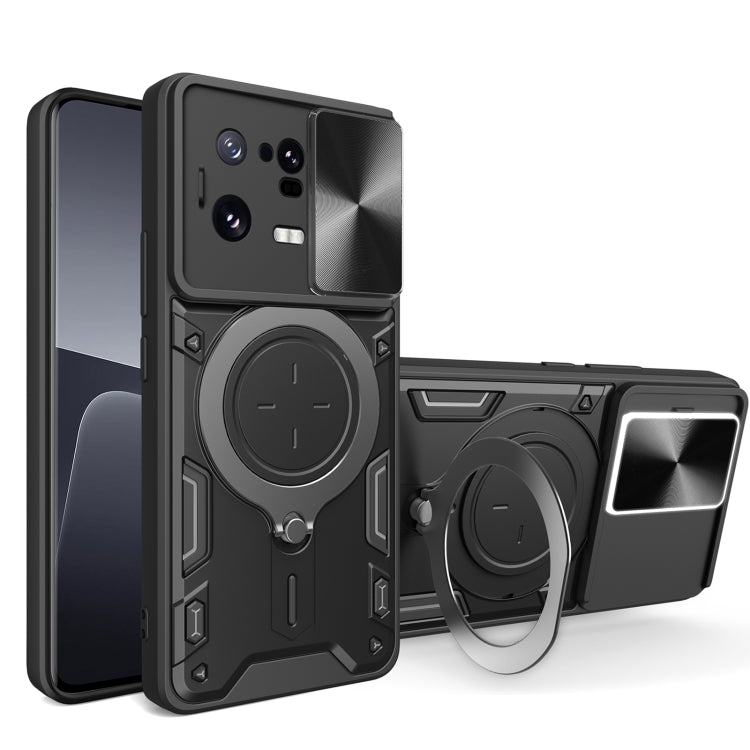 Custodia TPU con copri camera scorrevole per Xiaomi 13 Lite