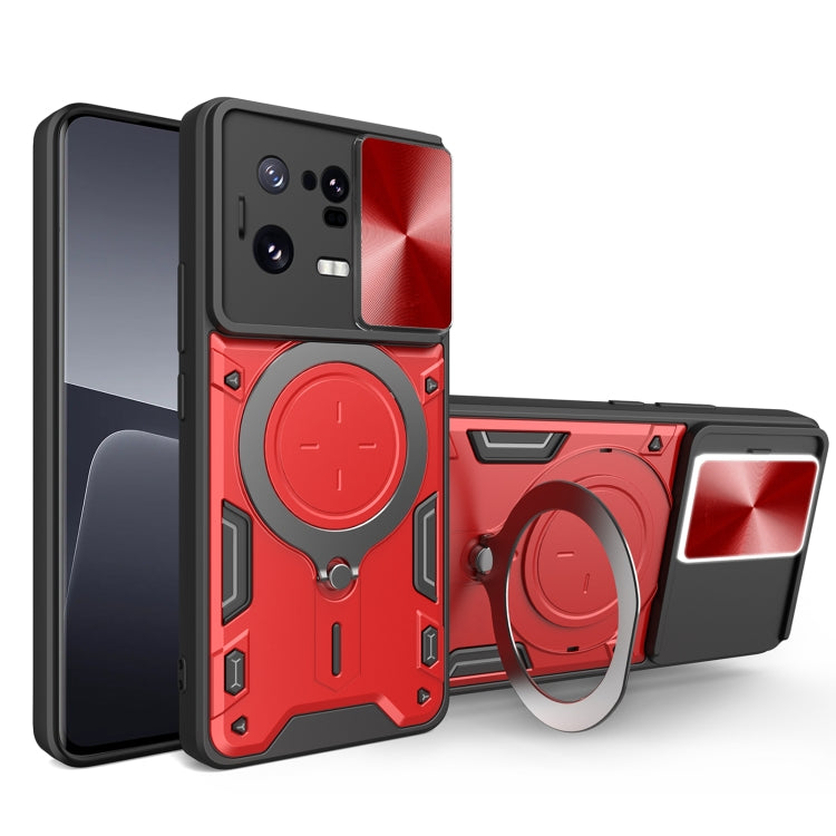 Custodia TPU con copri camera scorrevole per Xiaomi 13 Lite