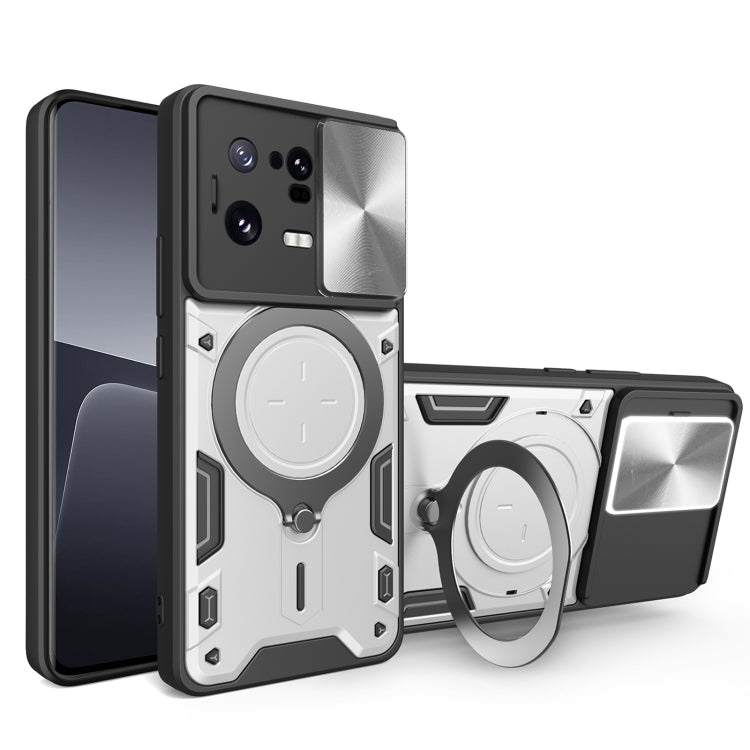 Custodia TPU con copri camera scorrevole per Xiaomi 13 Lite