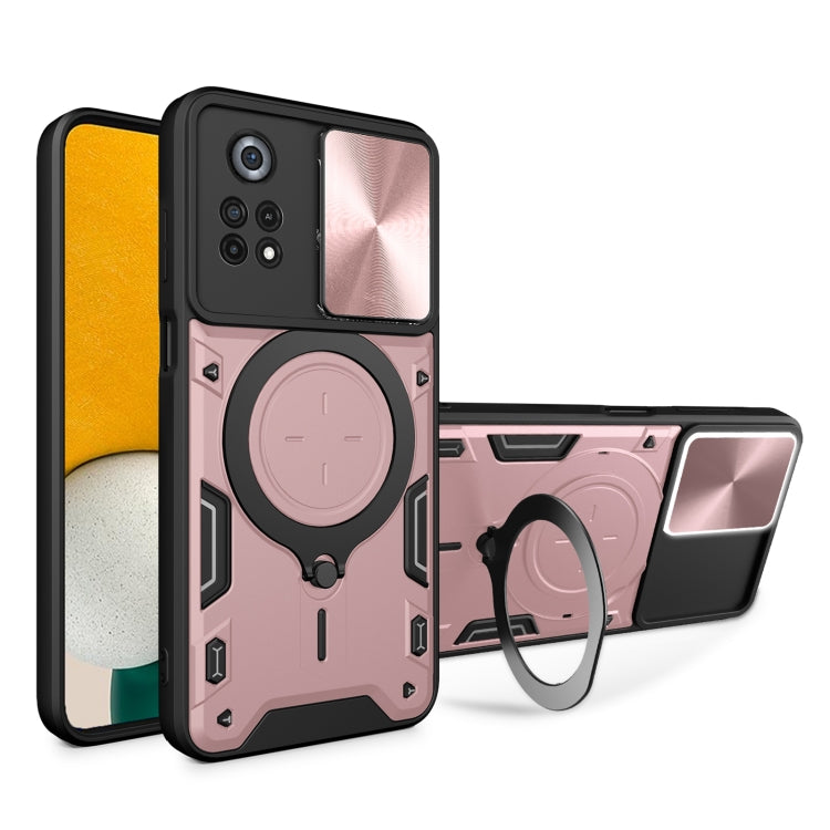 Custodia TPU con copertura scorrevole per Xiaomi Poco M4 Pro