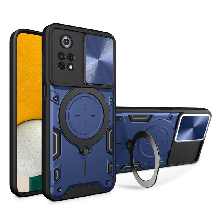 Custodia TPU con copertura scorrevole per Xiaomi Poco M4 Pro