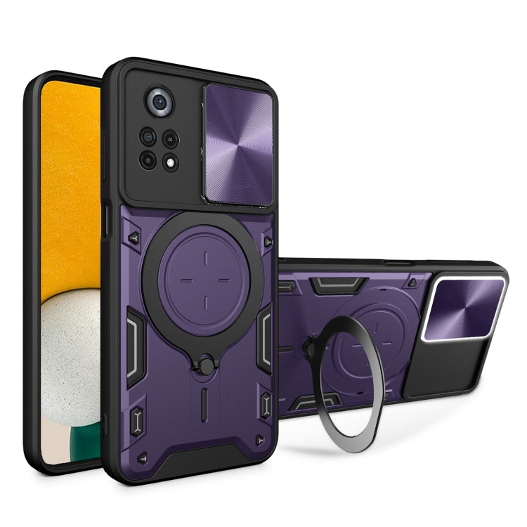Custodia TPU con copertura scorrevole per Xiaomi Poco M4 Pro
