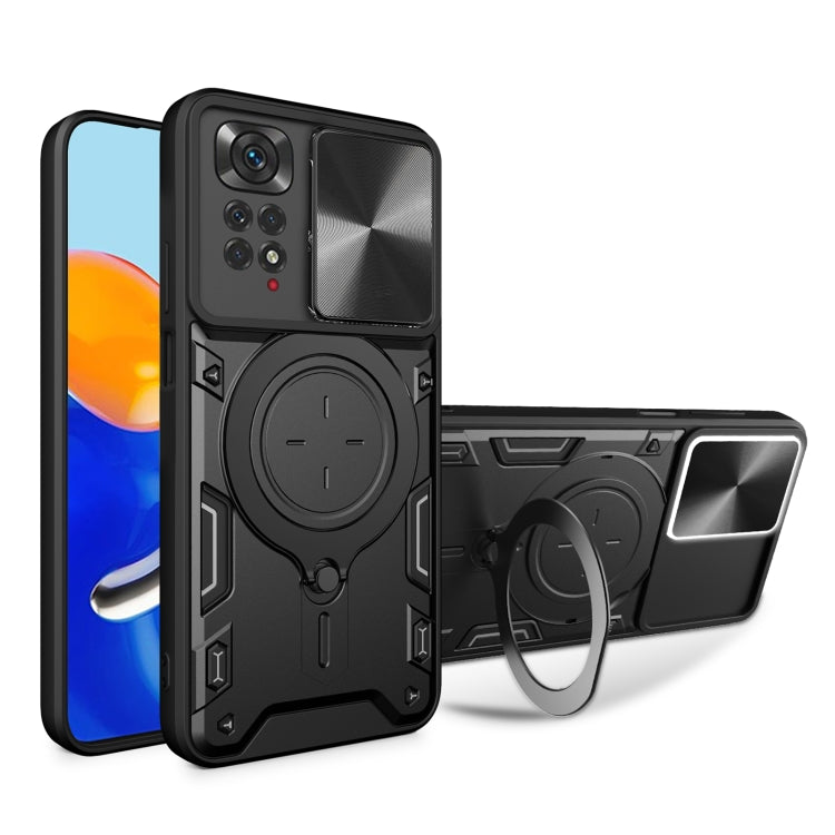 Custodia TPU con copertura scorrevole per Xiaomi Poco M4 Pro