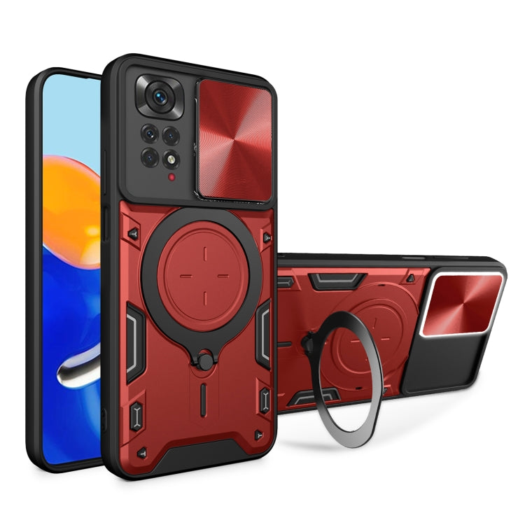 Custodia TPU con copertura scorrevole per Xiaomi Poco M4 Pro