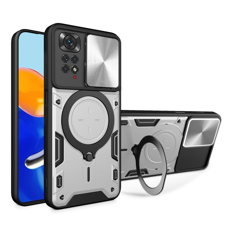 Custodia TPU con copertura scorrevole per Xiaomi Poco M4 Pro