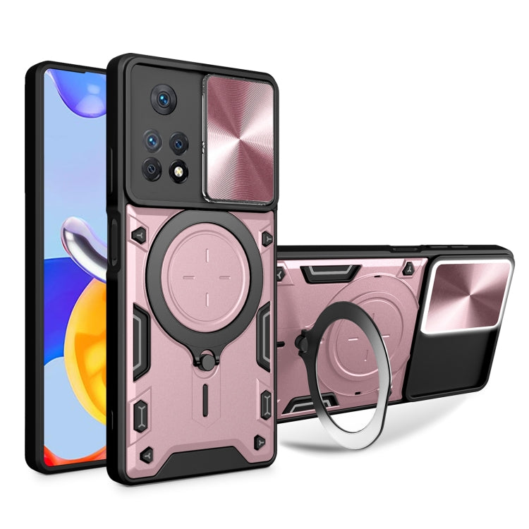 Custodia TPU con copertura scorrevole per Xiaomi Poco M4 Pro