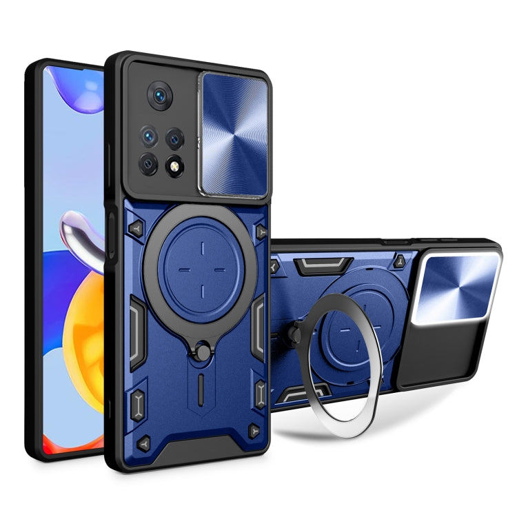 Custodia TPU con copertura scorrevole per Xiaomi Poco M4 Pro