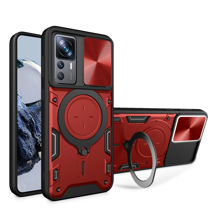 Custodia TPU con copri camera scorrevole per Xiaomi 13 Lite