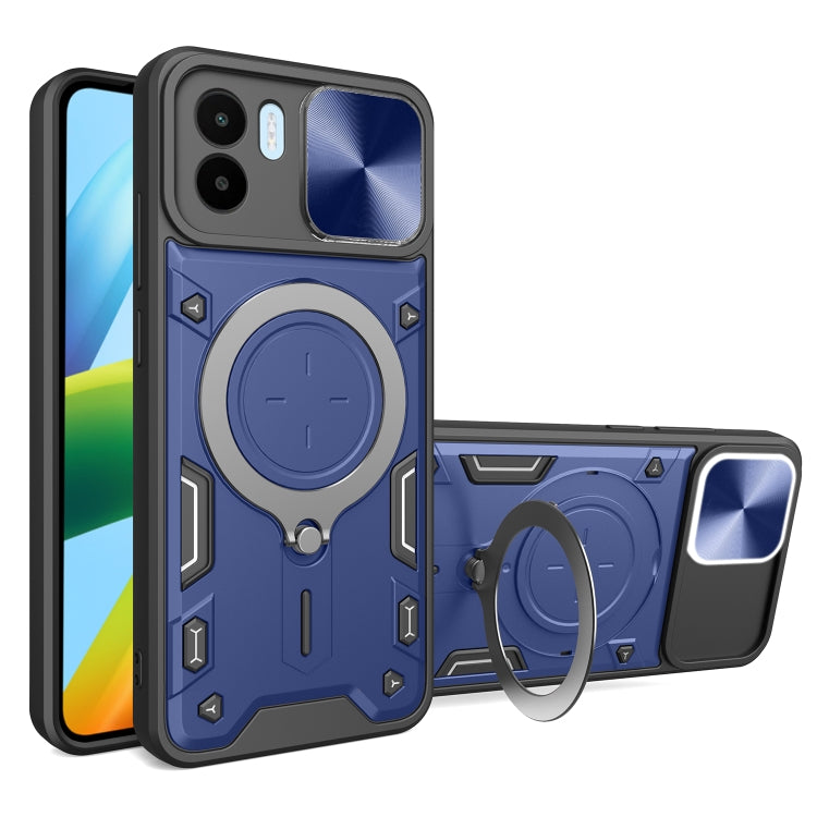 Custodia TPU con copri camera scorrevole per Xiaomi Poco M5