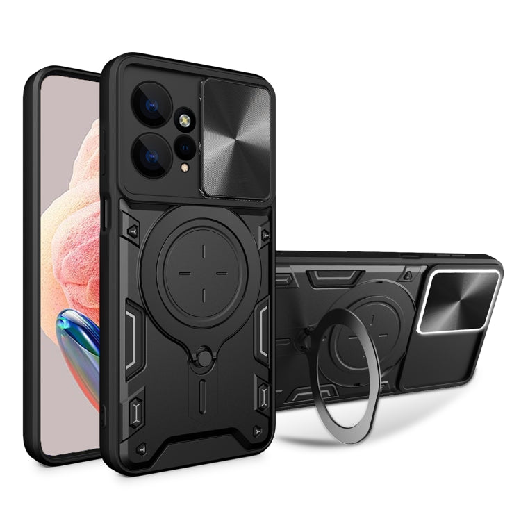 Custodia TPU con copertura scorrevole per Xiaomi Redmi Note 12S