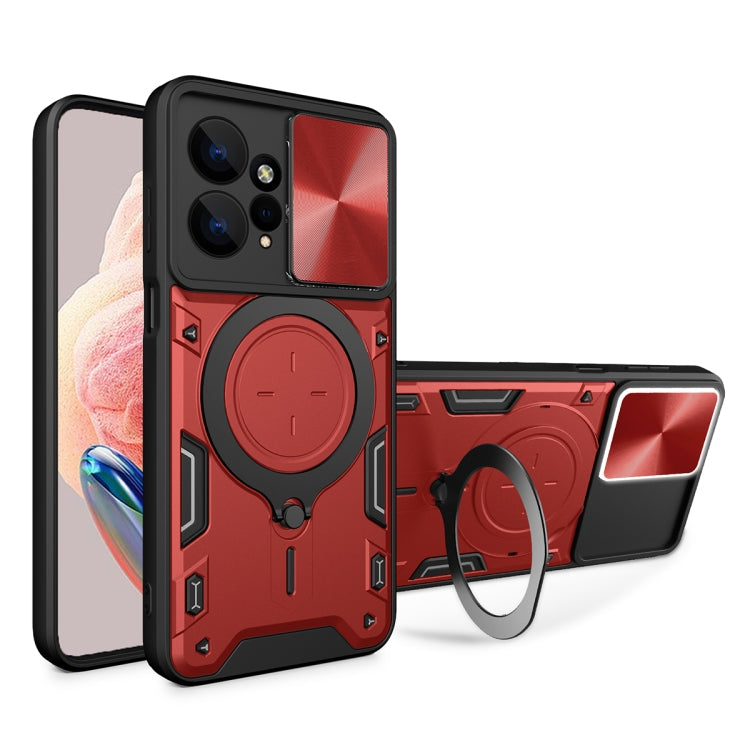 Custodia TPU con copertura scorrevole per Xiaomi Redmi Note 12S