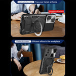 Custodia TPU con copri camera scorrevole per Xiaomi 13 Lite