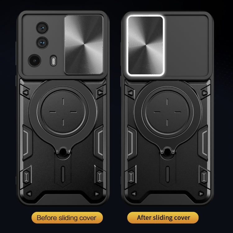 Custodia TPU con copri camera scorrevole per Xiaomi 13 Lite