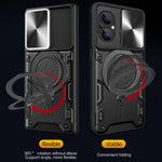 Custodia TPU con copri camera scorrevole per Xiaomi Poco M5