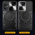 Custodia TPU con copri camera scorrevole per Xiaomi Poco M5