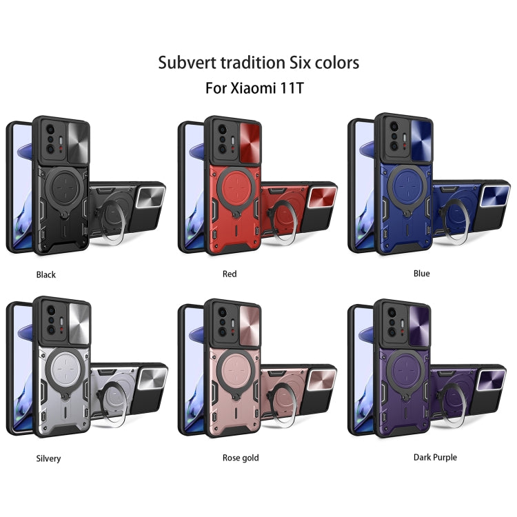 Custodia TPU con copri camera scorrevole per Xiaomi Mi 11T