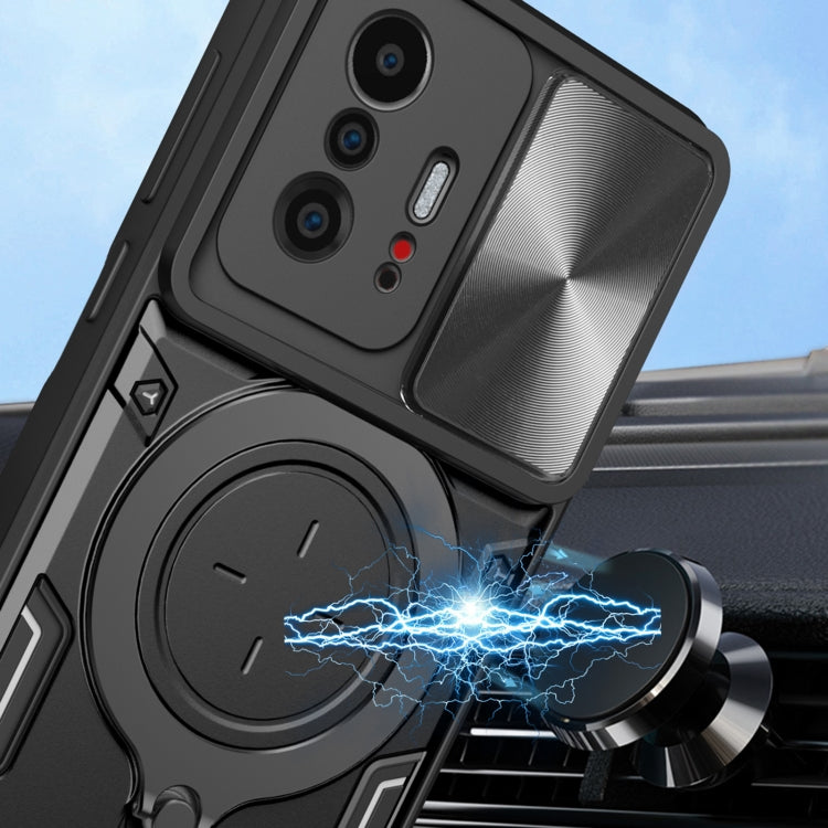 Custodia TPU con copri camera scorrevole per Xiaomi Mi 11T