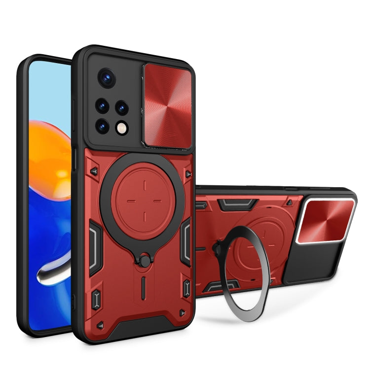 Custodia TPU con copri camera scorrevole per Xiaomi Poco M5
