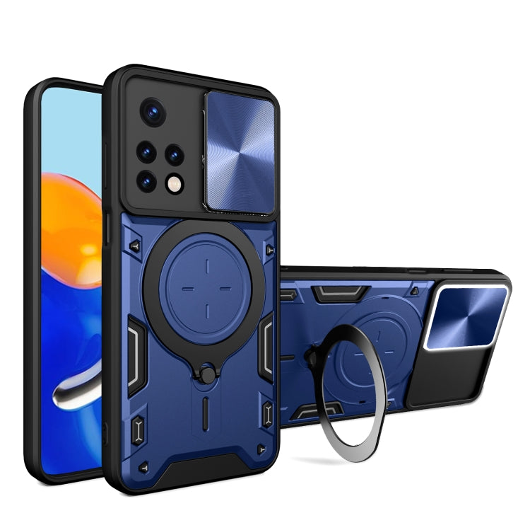 Custodia TPU con copri camera scorrevole per Xiaomi Poco M5