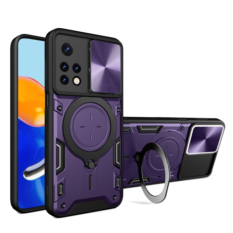 Custodia TPU con copri camera scorrevole per Xiaomi Poco M5