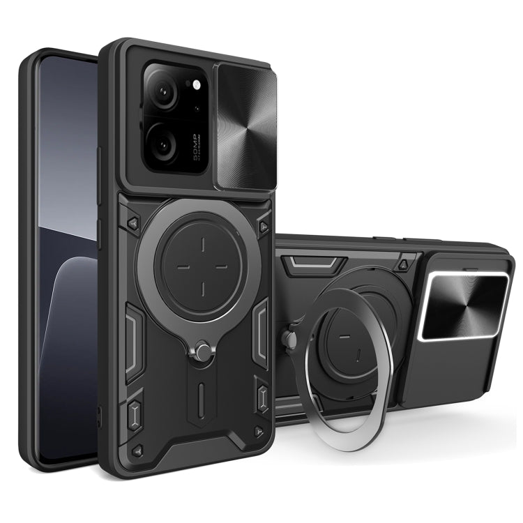 Custodia TPU con copertura scorrevole per Xiaomi Redmi Note 13 Pr