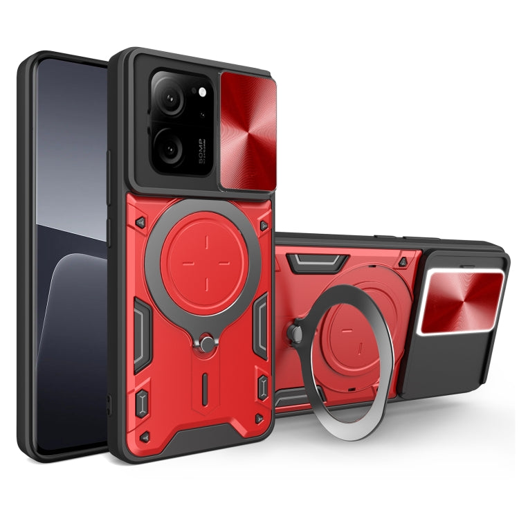 Custodia TPU con copertura scorrevole per Xiaomi Redmi Note 13 Pr