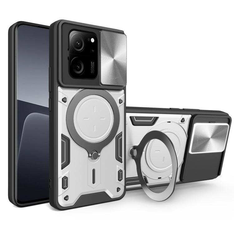 Custodia TPU con copertura scorrevole per Xiaomi Redmi Note 13 Pr