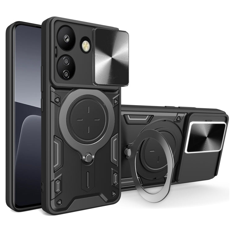 Custodia TPU con copertura scorrevole per Xiaomi Redmi A3