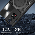 Custodia TPU con copertura scorrevole per Xiaomi Poco M4 Pro