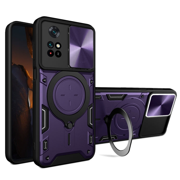 Custodia TPU con copertura scorrevole per Xiaomi Poco M4 Pro
