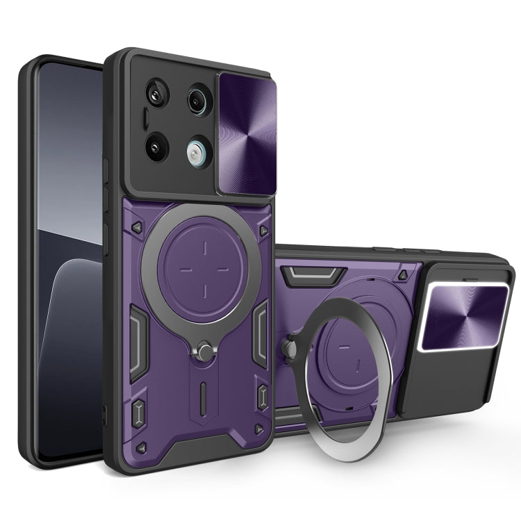 Custodia TPU con copertura scorrevole per Xiaomi Redmi Note 13 Pr