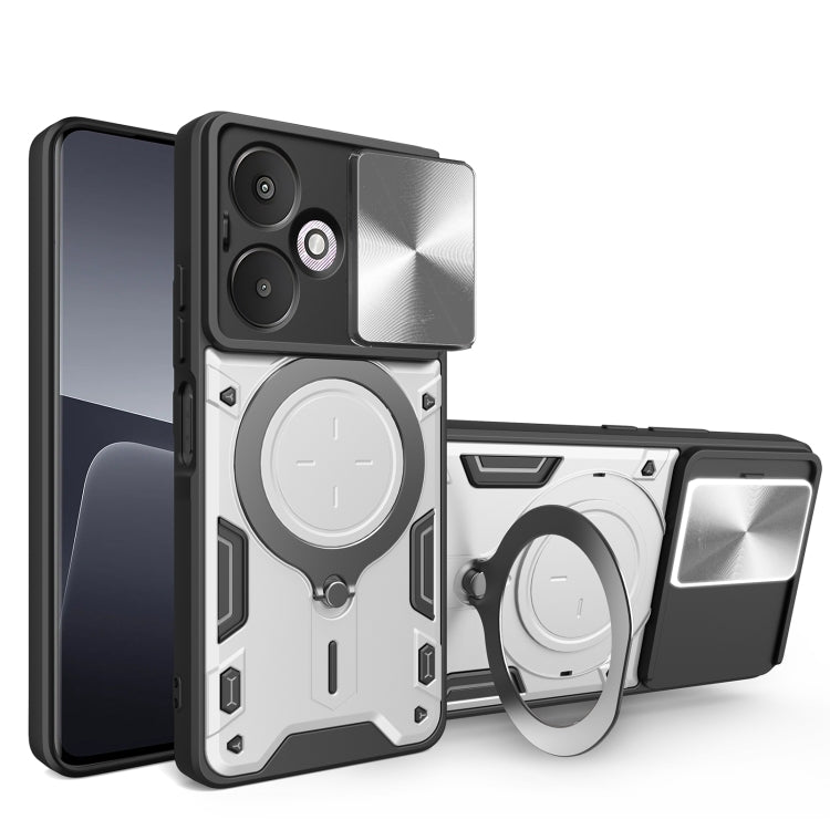 Custodia TPU con copertura scorrevole per Xiaomi Redmi A3