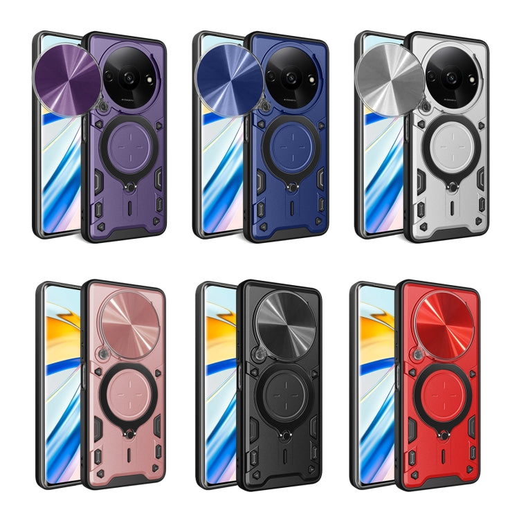 Custodia TPU con copertura scorrevole per Xiaomi Redmi A3