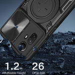 Custodia TPU con copertura scorrevole per Xiaomi Redmi Note 12S