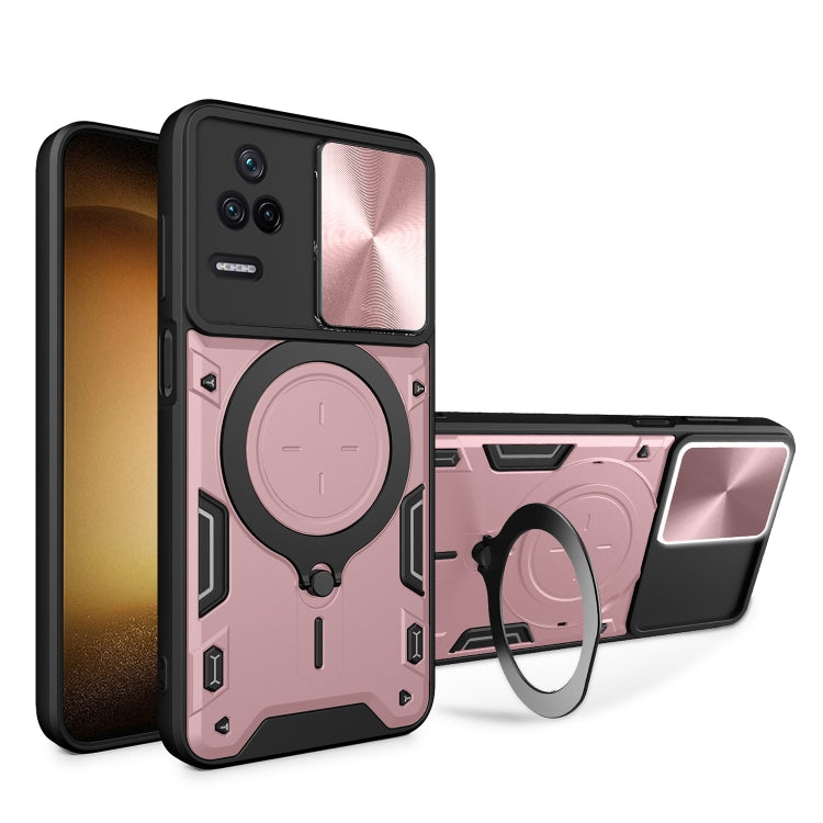 Custodia TPU con copri camera scorrevole per Xiaomi Poco M5