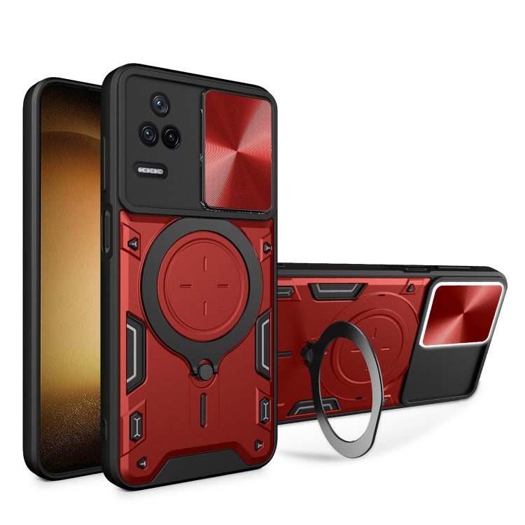 Custodia TPU con copri camera scorrevole per Xiaomi Poco M5
