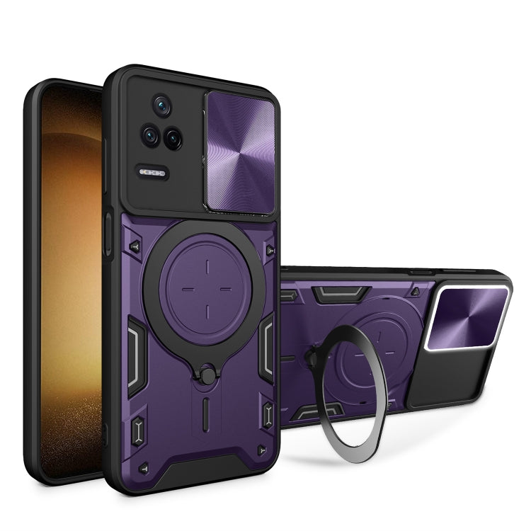 Custodia TPU con copri camera scorrevole per Xiaomi Poco M5