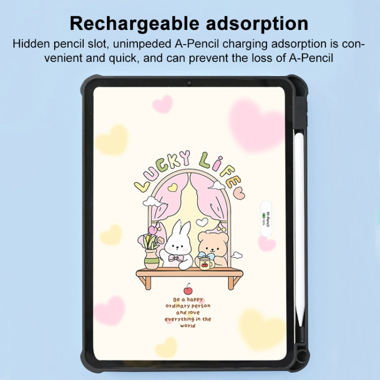 Custodia tablet in pelle con rotazione 360° per iPad